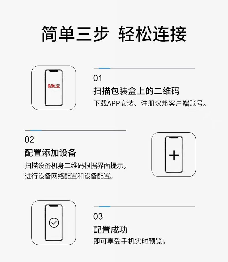 彩虹云4G全彩球机CHY-IPC3503夜视超清3.5寸单镜头增强夜视(300万)